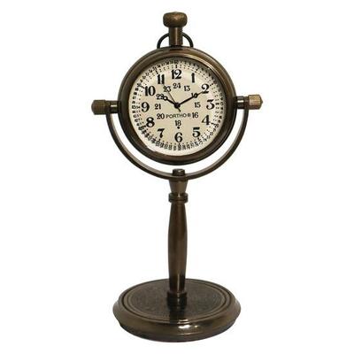 Beautiful Vintage Desk Clock Table Clock Antique Nautical Clock Brass