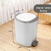 Extra-Large Odor-Proof Foot Pedal Trash Can 2025 - Perfect for Bathroom, Kitchen, Bedroom, or Living Room