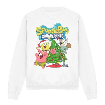 SpongeBob SquarePants Unisex Adult Christmas Tree Sweatshirt