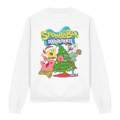 SpongeBob SquarePants Unisex Adult Christmas Tree Sweatshirt