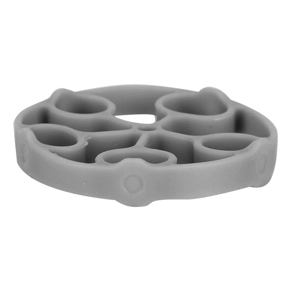 

Силиконовый кистевой эспандер для укрепления пальцев, тренировочное кольцо, петля сопротивления, серый, 60 фунтов