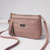 Spring Bag Versatile Large Capacity Women's Crossbody Bag Temperament Mother Bag Crocodile Pattern Small Square Bag