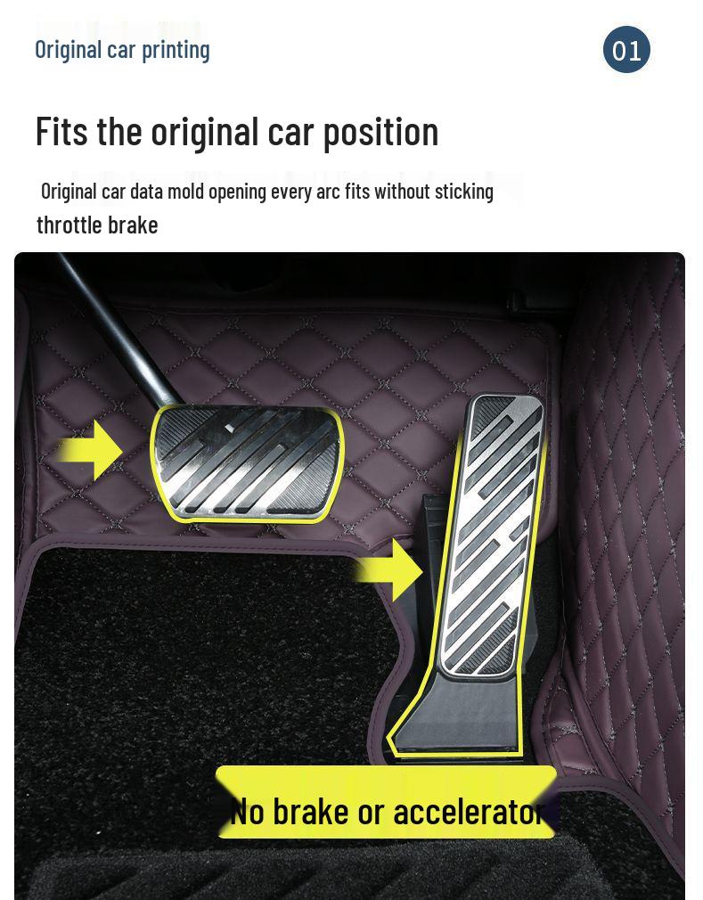 Xiaopeng P7+ Double Layer Full Coverage Floor Mats for Interior Decoration and Modification