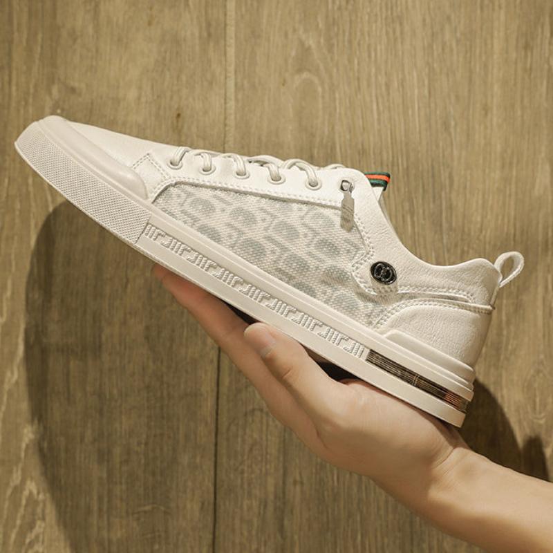 Designer Shoes for Men Sports Shoes Trend Pattern Casual Sneakers Loafers Slip on Men's Flats Casual Leather Vulcanized Shoes