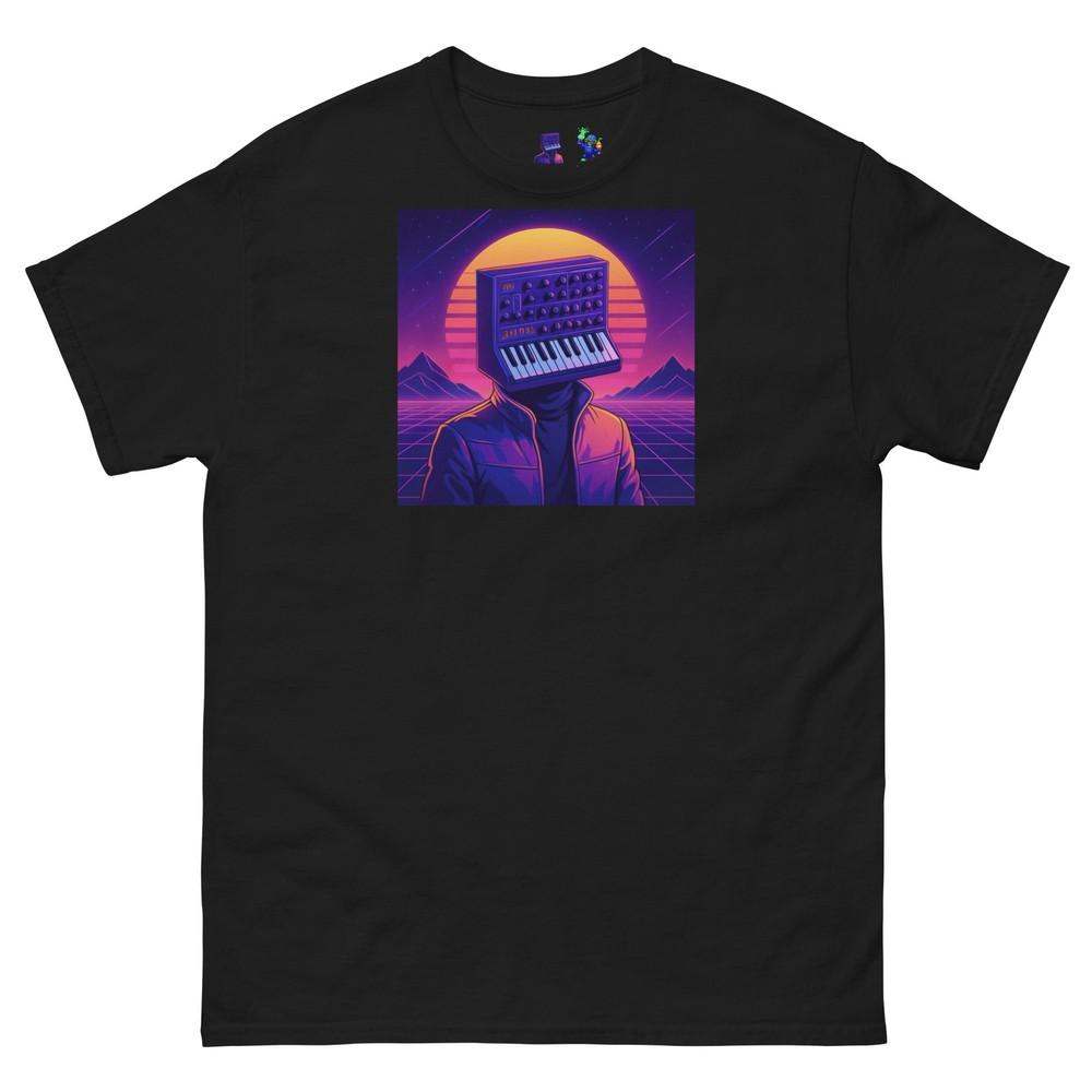 Keyhead Vaporwave / Synth-wave Music Retro T Shirt