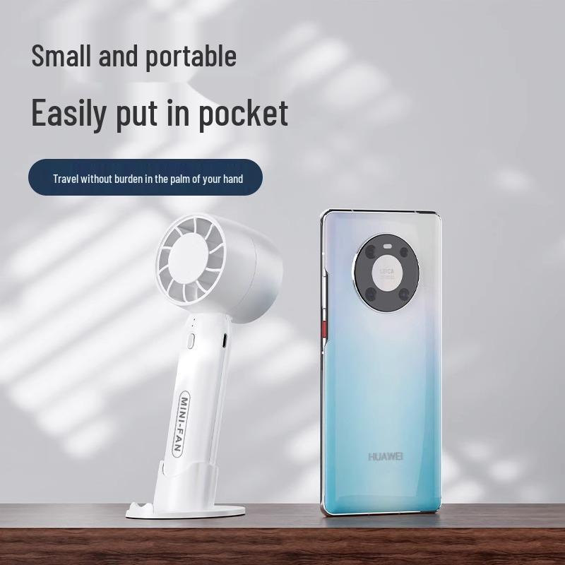Portable Silent USB Mini Fan: Handheld & Desktop Use