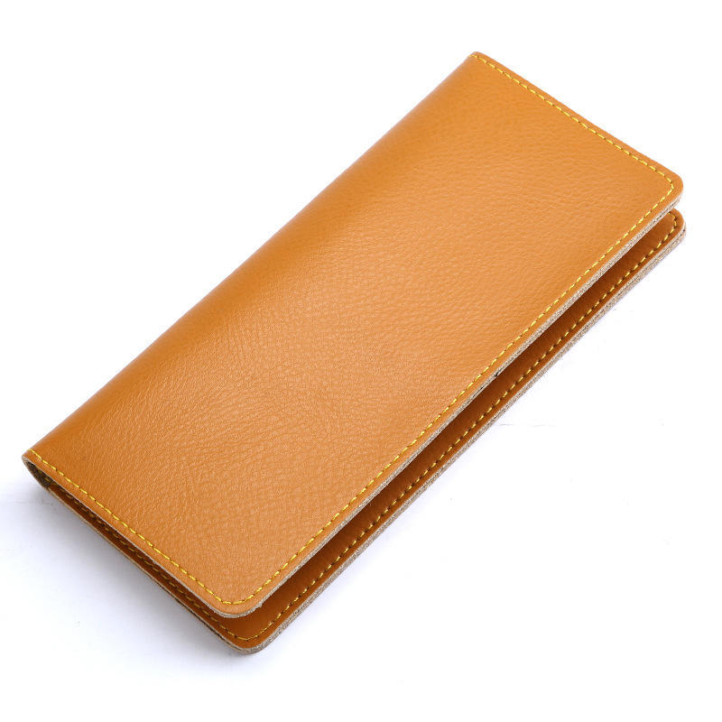 

Carbon fiber wallet OEM long US dollar wallet wind multi-card check wallet Main picture size: 8.5X17cm жовтий
