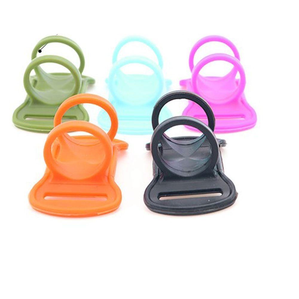 Silicone Headlamp Flashlight Holder 5 Colors Elastic Band Hands-Free Head Lamp 6.2*3.6*3cm/2.44*1.18" Accessory Flashlights