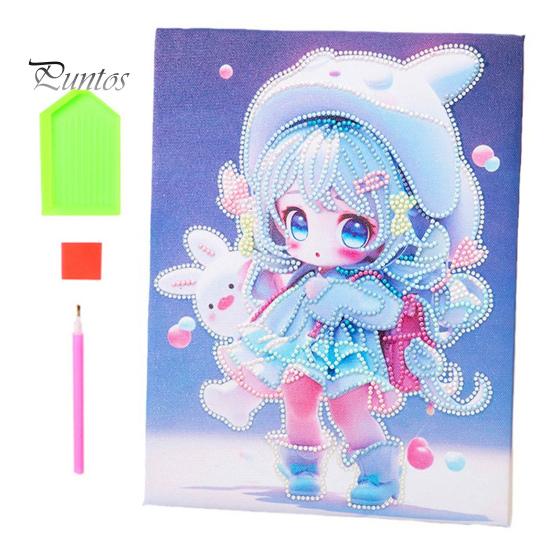 

1 комплект алмазной живописи, прочный мультяшный дизайн, сделай сам, светящийся алмазный набор для рисования для детей, подарок C