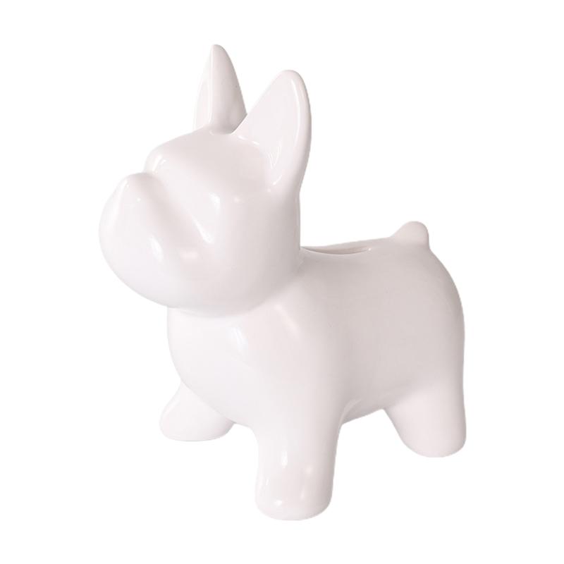 

Французский бульдог Копилка Позолоченная Статуэтка для Поделки Деньги Сберегательная Коробка Контейнер Для Дома Спальня Гостиная Украшения Девочка белый