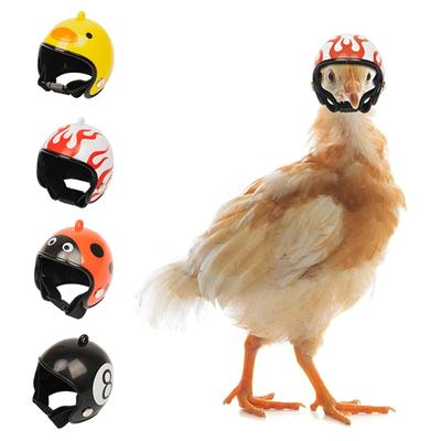 4PCS Chicken Helmet - Chicken Bird Toy Head  Helmet Bird Hat