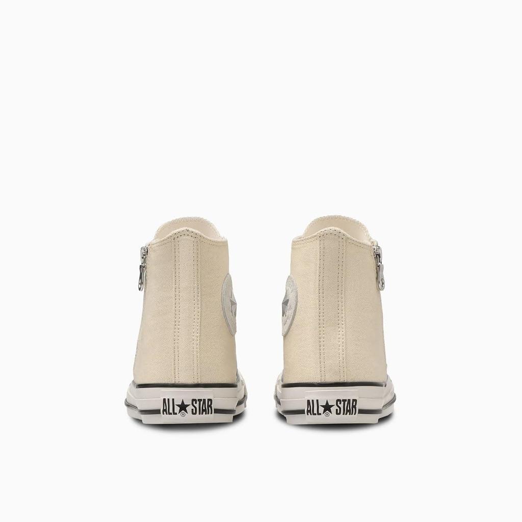 Converse All Star Studs Patch Zip Size Cm Sneakers, Off-White, 24.0