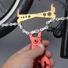 1/2pcs Chain Wear Indicators Checker Bicycles Chain Repair Tool Measuring Ruler Cycling Chain Gauge Measurement Ruler