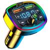 FM Transmitter Car Bluetooth-compatible 5.0 Audio Receiver MP3 Player Dual USB Fast Charging Handsfree Wireless Car Charger