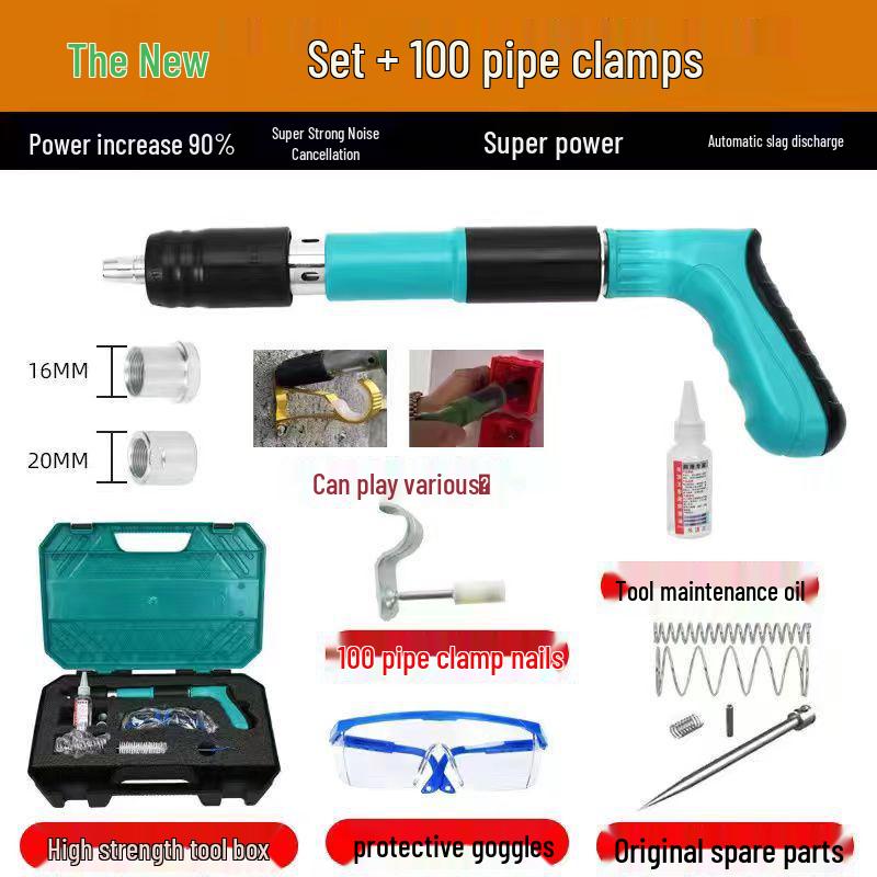 **Mini Nail Gun Silencer & Nailer Fixer for Ceiling Decoration**