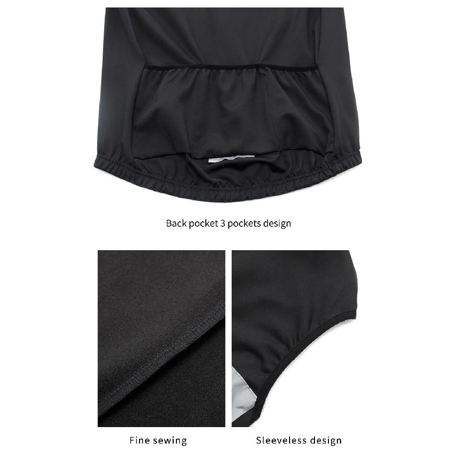 WOSAWE Winter Warm Sleeveless Jacket Men's Autumn Cycling Vest Windproof Windbreaker Warm up MTB Bike Vest Cycling Clothes