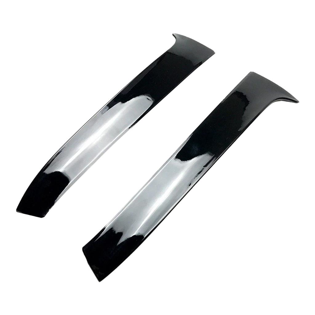 Glanssvart Par Bakruta Sidovinge Spoiler För VW Golf 7 Variant Kombi 13-17