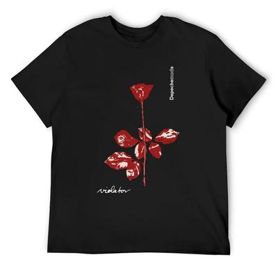 Violator Album Cover Shirt T-Shirt vintage Grafik-T-Shirt Grafik-T-Shirt schwarz individuelles Shirt Herrenbekleidung