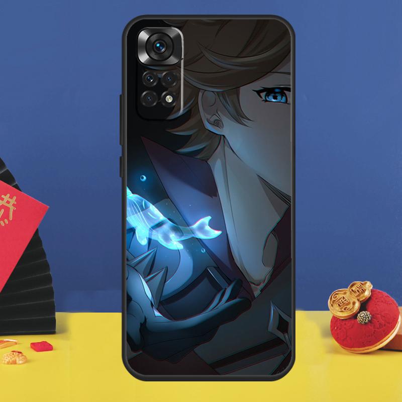 Genshin Impact Tartaglia Phone Case For Xiaomi Redmi Note 14 Pro 13 12 9 10 11 15 Pro Plus 10C 12C 13C 14C 15C Cover