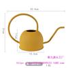 Leide Zhuzhu Wrought Iron Long Spout Watering Can for Flowers and Succulents