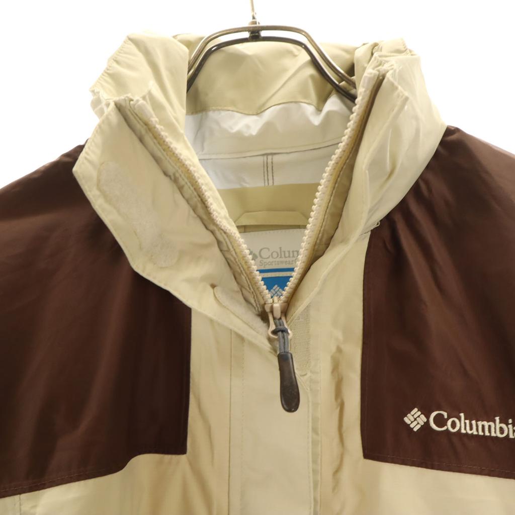 Columbia Rain Jacket Setup M Brown Storage Bag Included Outdoor Women Used