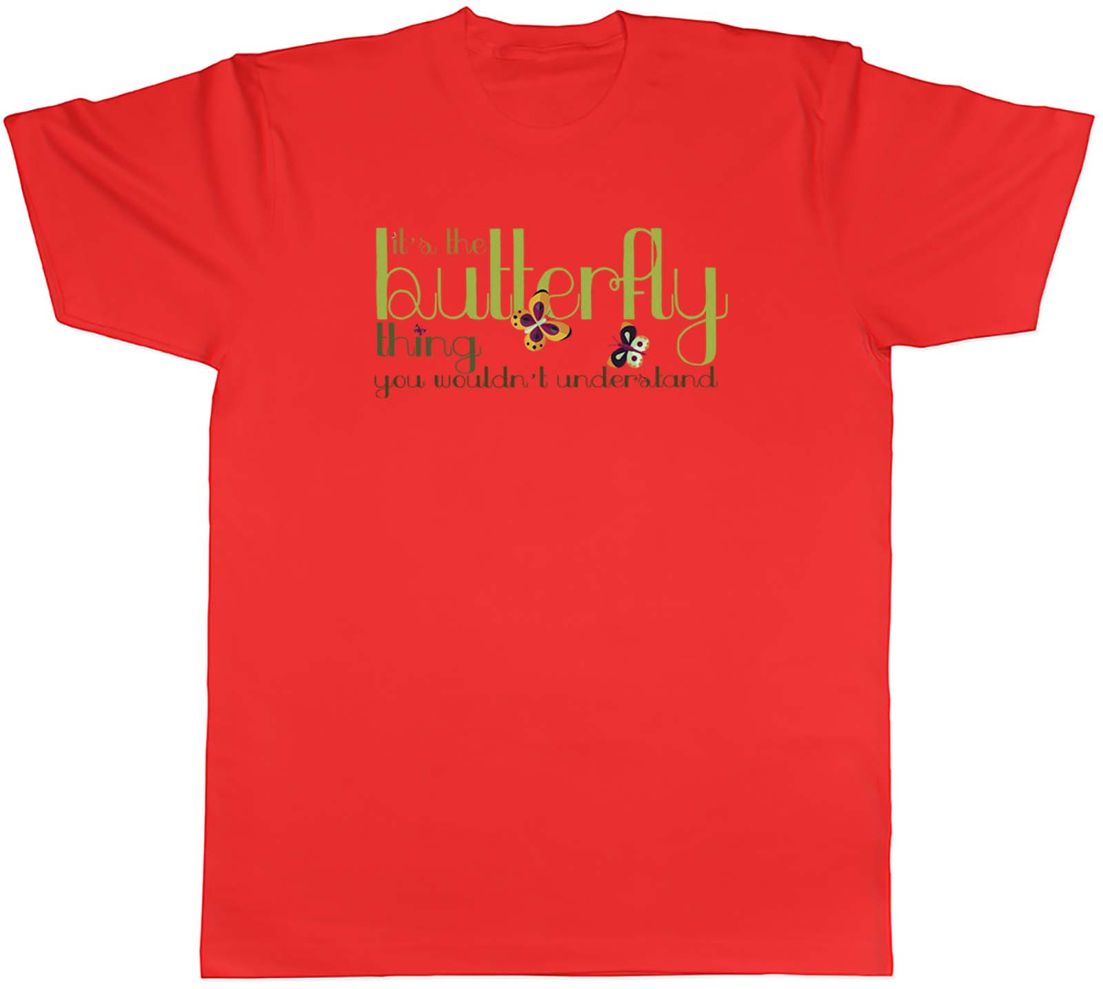 Butterfly Thing Unisexs TShirt Caterpillar Insect Garden Larva Species Unisex Tee S
