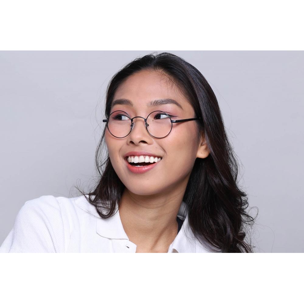 Full Rim Round Blue Smartbuy Collection Scout Asian Fit M5d Fashion Unisex Eyeglasses