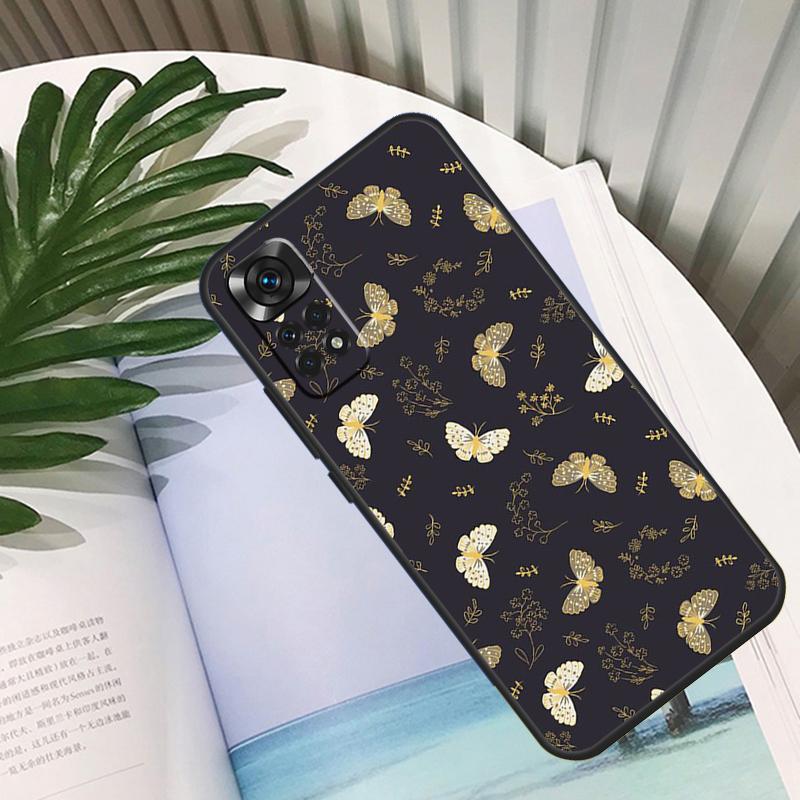 Luxury Butterfly Funda For Xiaomi Redmi Note 14 13 10 11 12 15 Pro Plus Case For Redmi 15C 14C 10C 12C 13C 15
