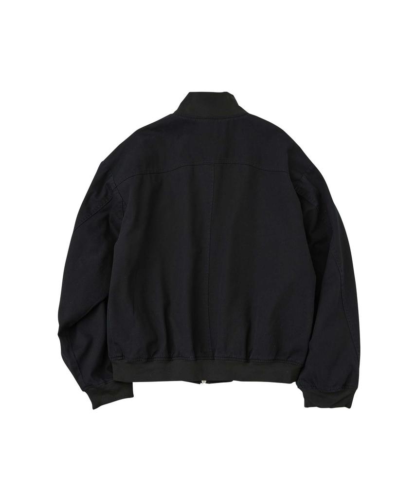 Wmc Vintage Cotton High-Neck Blouson_Black