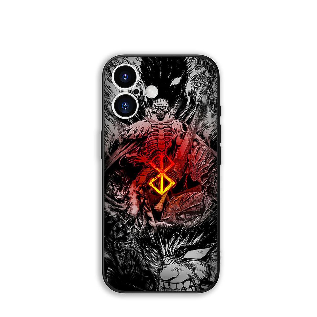 Für Samsung Galaxy A55 A54 A25 A36 A17 A26 A35 A33 A34 A14 A37 S8 S9 S20 S21 FE S10 Plus Handyhülle Berserk Wallpaper Guts