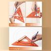 Aluminum Alloy Multi Angle Measuring Tool Engraved Scale Carpenter Square Protractor  Woodworking