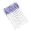 25pcs Disposable Water Drop Mascara Brush Set - Mini Colored Wand Nylon Head Eyelash Comb