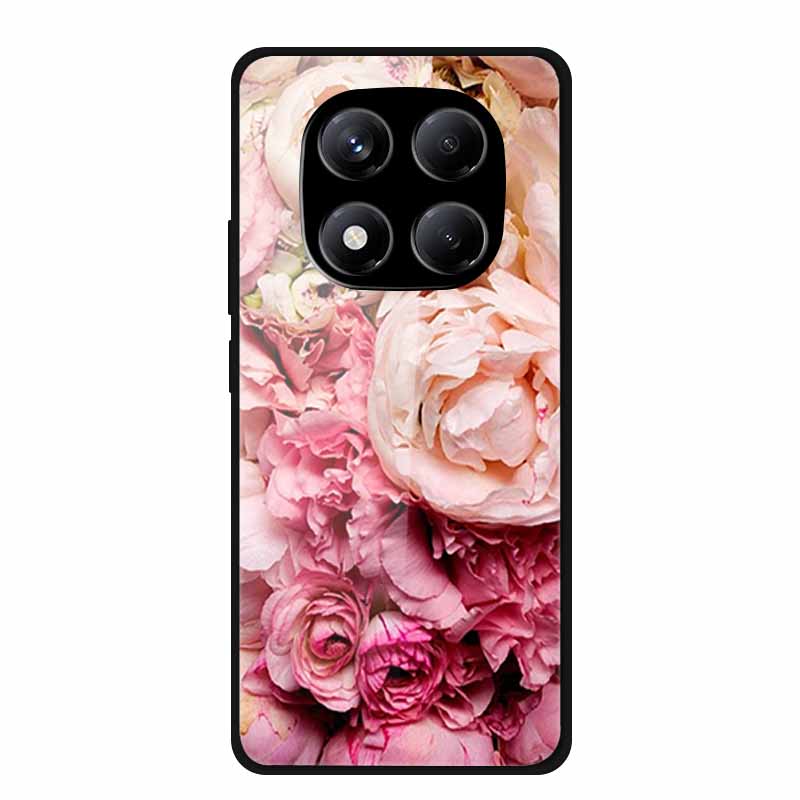 Luxury Case For Redmi Note 14 Pro 4G Tempered Glass Cover For Xiaomi Redmi Note14 Pro 4G Phone Cases Fashion Protective fundas