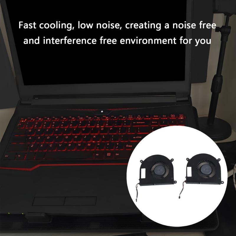 Replacement CPU Cooling Fan Notebook Cooling Metal Heat Dissipation Fan for Z7-KP7GS Laptop Notebook Accessories