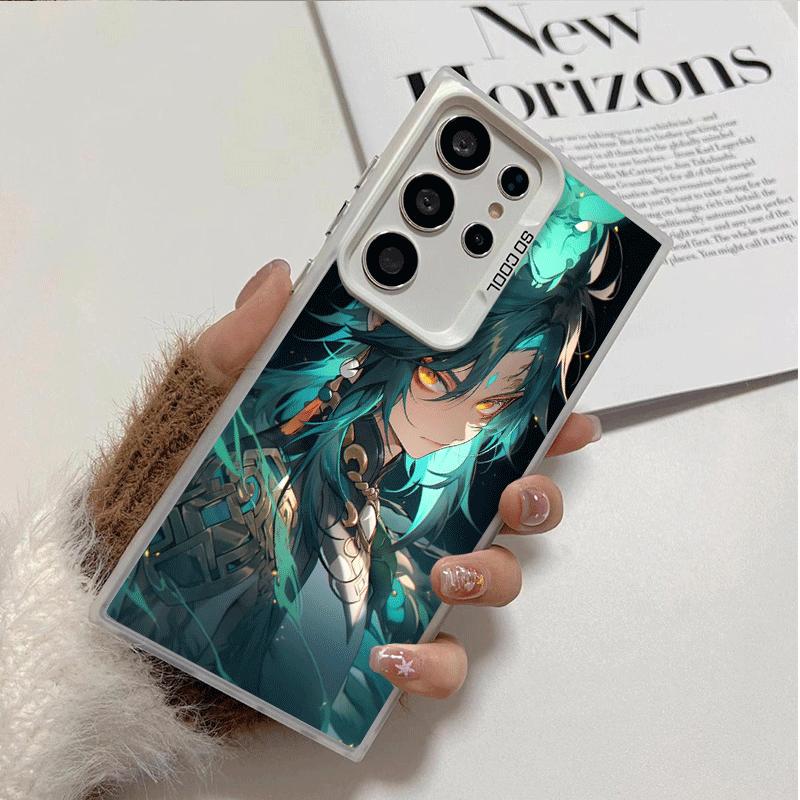 Genshin Impact Xiao Phone Case for Samsung Galaxy S24 S25 FE S26 Edge S23 Ultra S22 Plus S21 + Shockproof Cover Back Shell