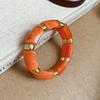 French Geometric Resin Bracelet: Irregular, Retro, Versatile, High-End Fashion Jewelry.