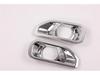 Compatible with 2019 Wrangler - ABS Electroplated Front Fog Light Cover Frame Decor.