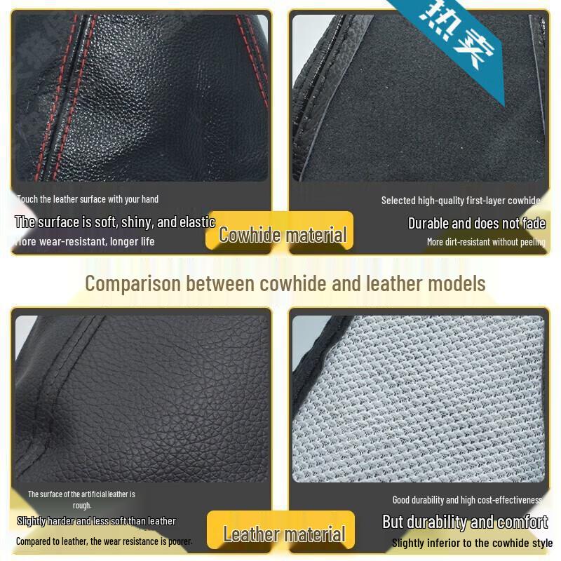 Roewe RX5 I5 I6 Manual Gear Shift Leather Dust Protection Cover Set