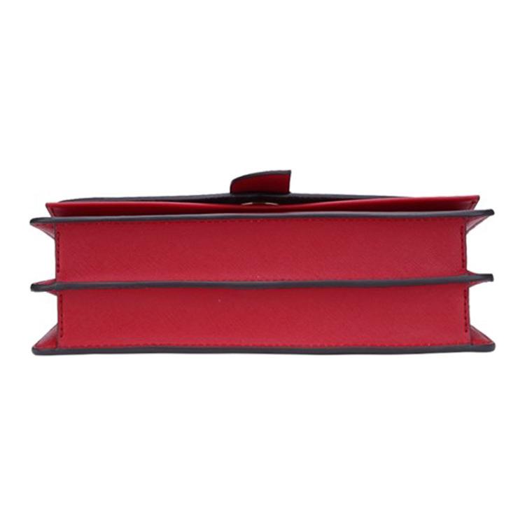 New MICHAEL KORS Greenwich Leather Envelope Bag, Chain Bag, Crossbody Bag, Shoulder Bag Regular Women's Red 30H1GGRL2L-602