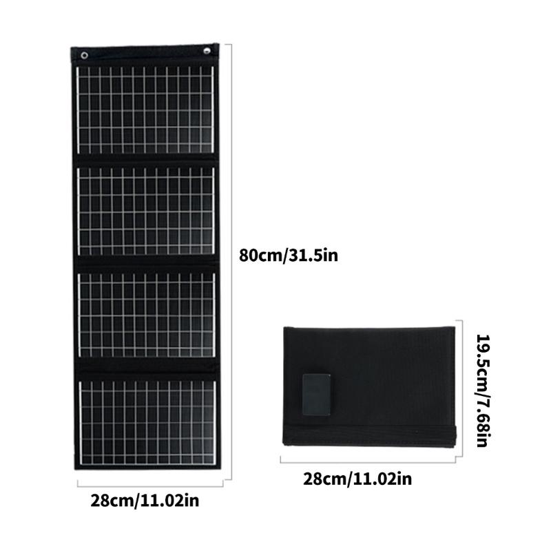 Portables 40W Foldable Solars Chargers Light Weight for Camping Hiking with Phones Tablets Emergency Power