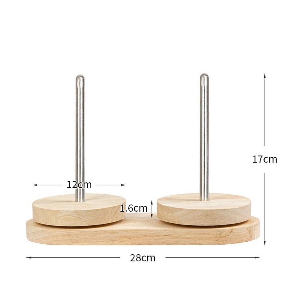 Wooden Yarn Rotating Tool Portable Thread Holder Auxiliary Tool Yarn Ball Holder  Crochet Work
