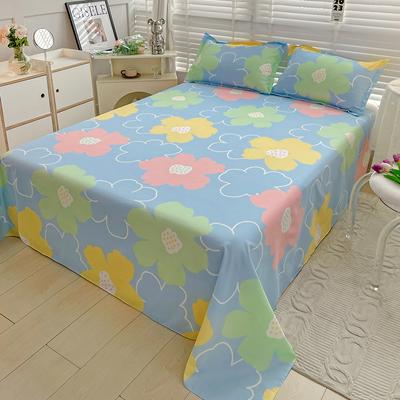Lenzuolo Singolo Pezzo Invernale Spazzolato 1,5m 1,2m Dormitorio Singolo Studente Puro Cotone Lavato Spesso Copripiumino