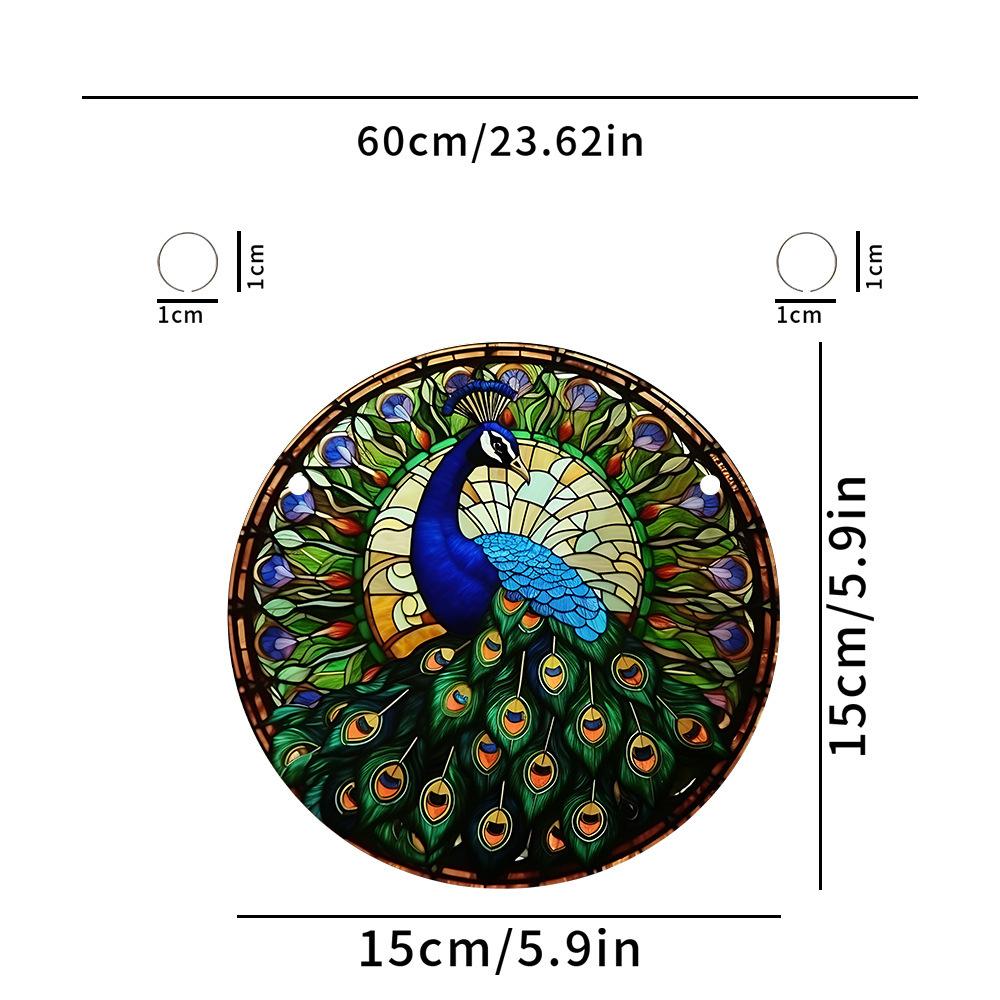 Personalized Butterfly Door Hanging Decor Acrylic Stain Glass Window Hanging Craft Colorful Bedroom Living Room Home Decoration