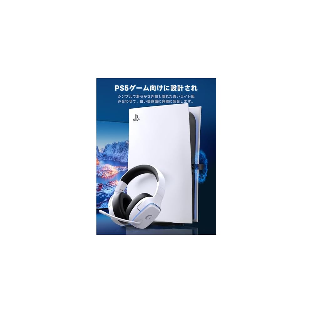 Gvyugke Captain 780 Gaming Headset 2.4G USB Type-C Bluetooth 5.3 Active Noise Cancelling RGB Light White