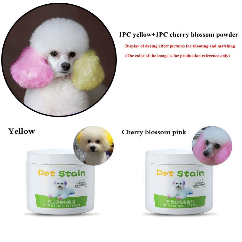 100g Semi-permanente Haarfärbcreme für Hunde, hochpigmentiert, bunte Hundefell-Aufhellung, Farbstoff-Pigment-Zubehör für Zuhause