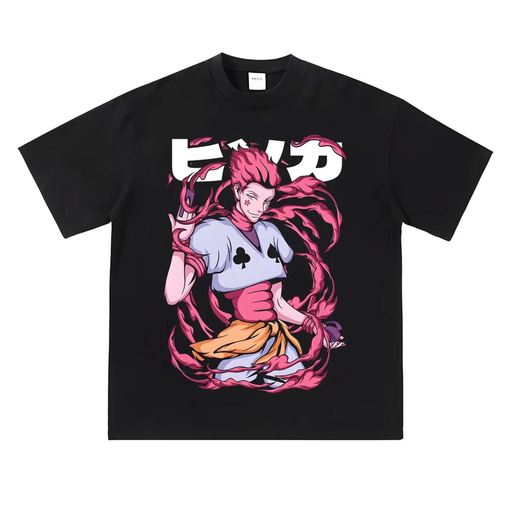 Hunterxhunter Tshirt Personality Clothes Year Round Clothing Oversized Couples Unisex Y2k Short Sleeves Hot Product Couples Gift