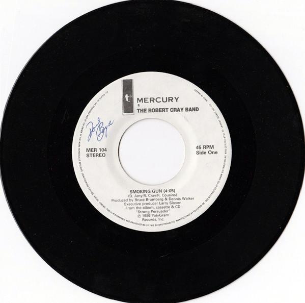 

7inch Record ROBERT CRAY BAND Smoking Gun MER104 Mercury 1986 Canada Rock Used