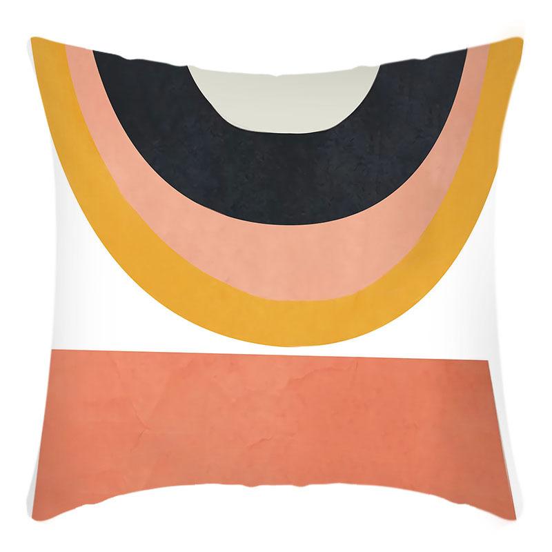New Pillowcase Art Design Print Pillowcase Color Combination Print Pillowcase Home Sofa