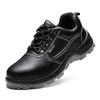 Labor Insurance Shoes Men's Steel Head Anti-smash Piercing Non-slip Wear-resistant Chef Shoes Insulation Anti-static Safety Shoes Protection