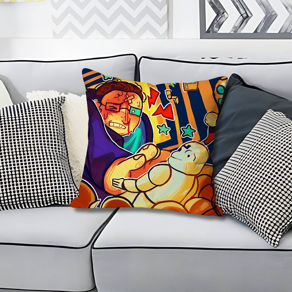 The EEltingville CClub Anime Celebrity Merchandise AllMatch Printed Pillow Case Sofa Car Office Room Decoration Protector
